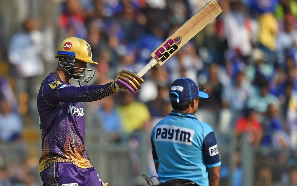 Venkatesh Iyer after hundred against Mumbai Indians (Source: AFP Photos)
