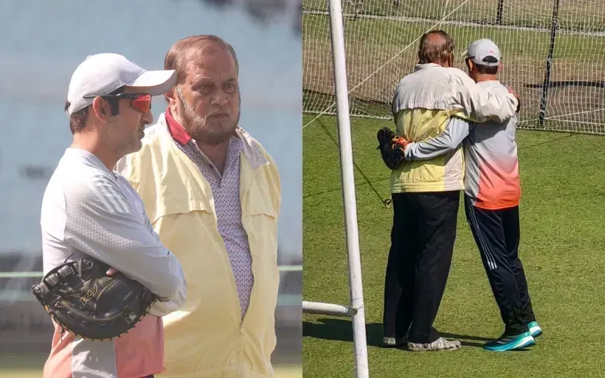 Gambhir shares warm hug with Eden Gardens curator amid pitch drama in IND vs SA Tests