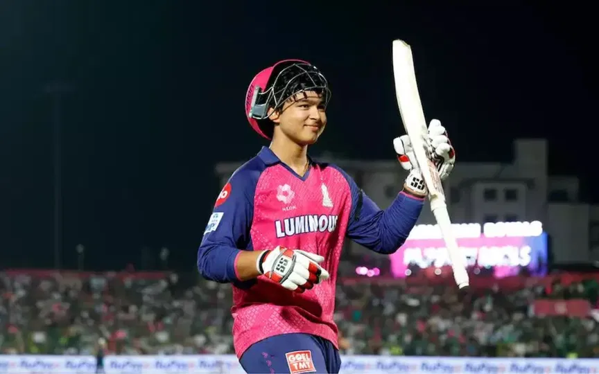 Vaibhav Suryavanshi in IPL [Source: X/@M_Raj03]
