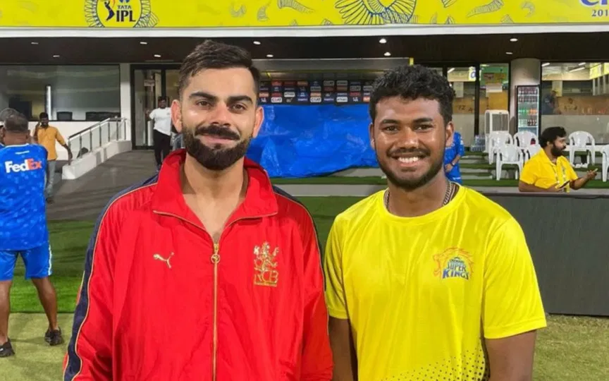 Virat Kohli with Kartik Sharma. [Source - @kartiksharma2960/instagram]