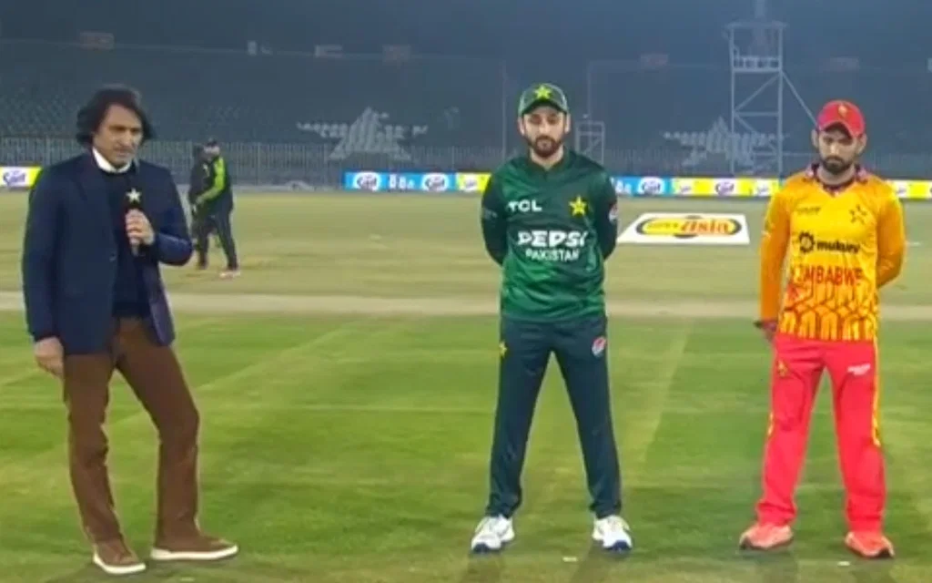 Pakistan vs Zimbabwe toss -(Source: Ashir Asif/X.com)