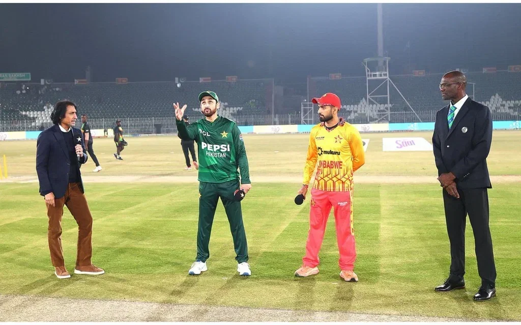 Pakistan vs Zimbabwe toss -(Source: Ashir Asif/X.com)
