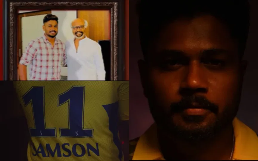 "Chetta is here": CSK welcomes Sanju Samson in 'epic' fashion ft. Rajinikanth