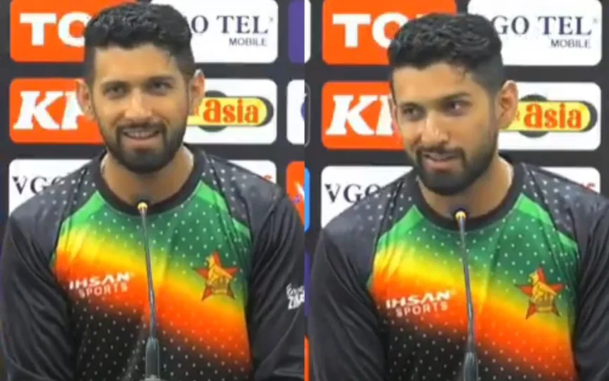 "I don't give F about...": Sikandar Raza spits fire on PAK-related question in bold post-match talk "I don't give F about...": Sikandar Raza spits fire on PAK-related question in bold post-match talk