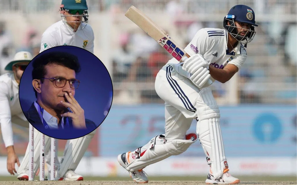 Sourav Ganguly on Washington Sundar Batting at Number three [Source: @Cric_records45/x.com]
