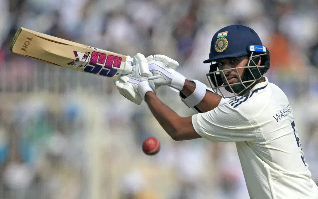 Washington Sundar impressive in Test since debut [Source: AFP Photos]