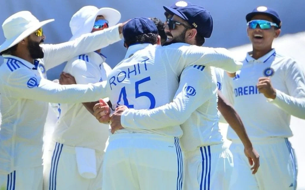 The shortest Test between India and South Africa in 2024 (Source: @CricCrazyJohns/x.com)