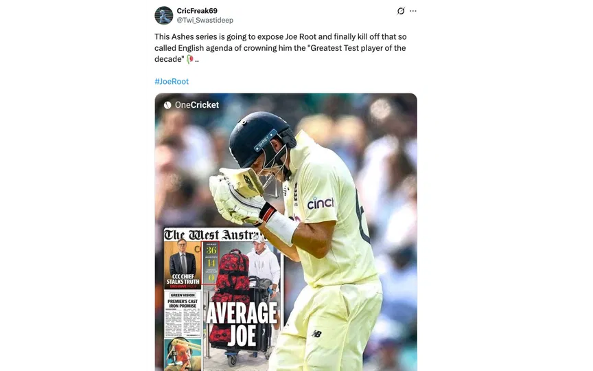 Fan tweet [Source: @Twi_Swastideep/X.com]