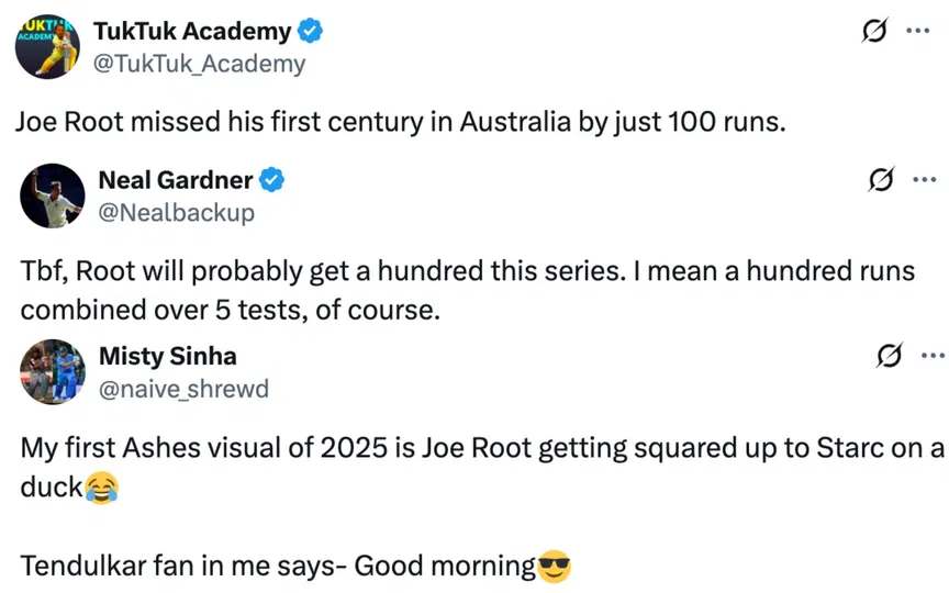 Fan tweets [Source: @TukTuk_Academy, @Nealbackup @,naive_shrewd/X.com]