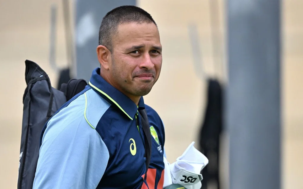 Usman Khawaja for Australia - (Source: AFP)