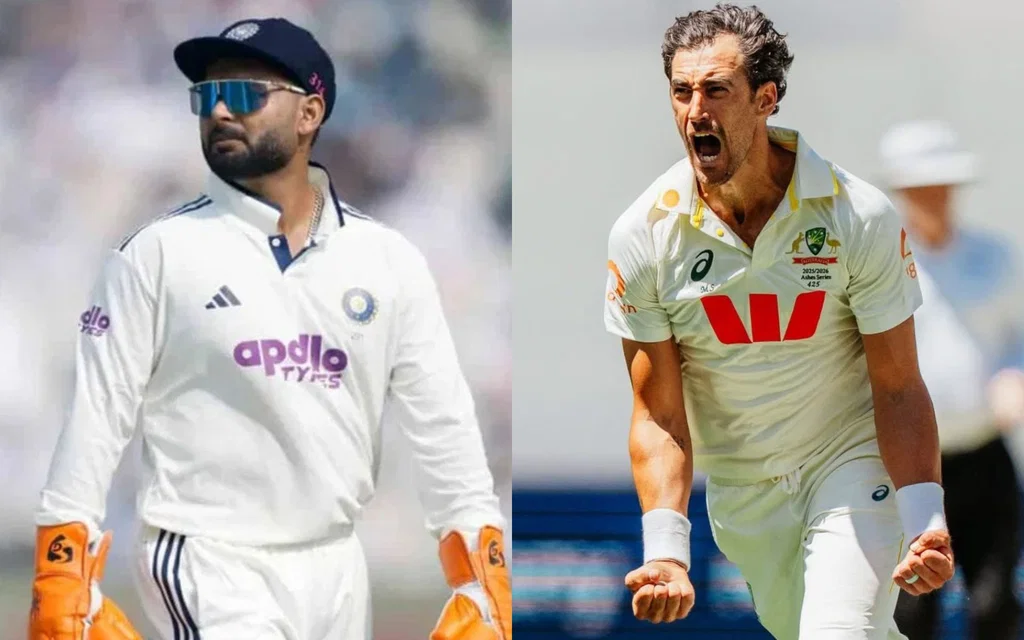 Rishabh Pant and Mitchell Starc [Source: @BCCI, @AussiesArmy/x]