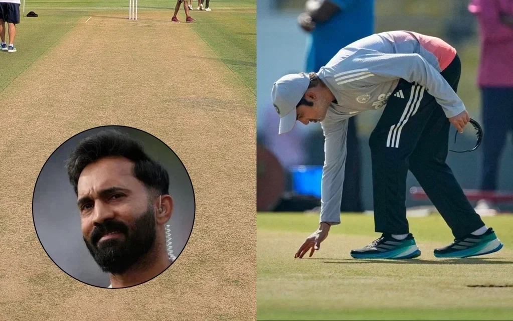 Dinesh Karthik on Guwahatai pitch [Source: @DineshKarthik/@x.com]