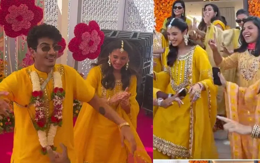 Smriti Mandhana shines in 'Yellow' as Shafali and Jemimah join her for lively haldi dance