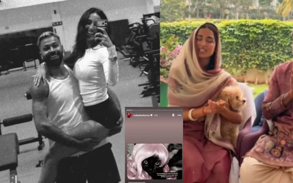 Hardik Pandya with his girlfriend [Source: Hardik Pandya's Instagram channel]