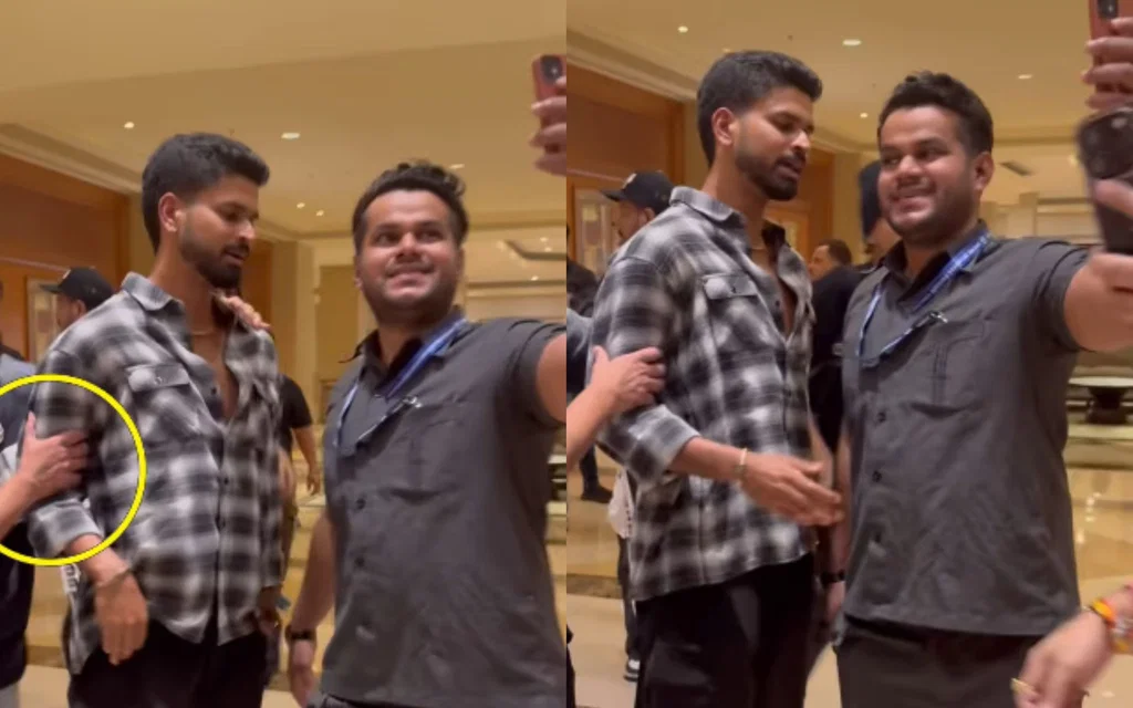 Shreyas Iyer scold security [Source: @instantbollywood/Instagram]