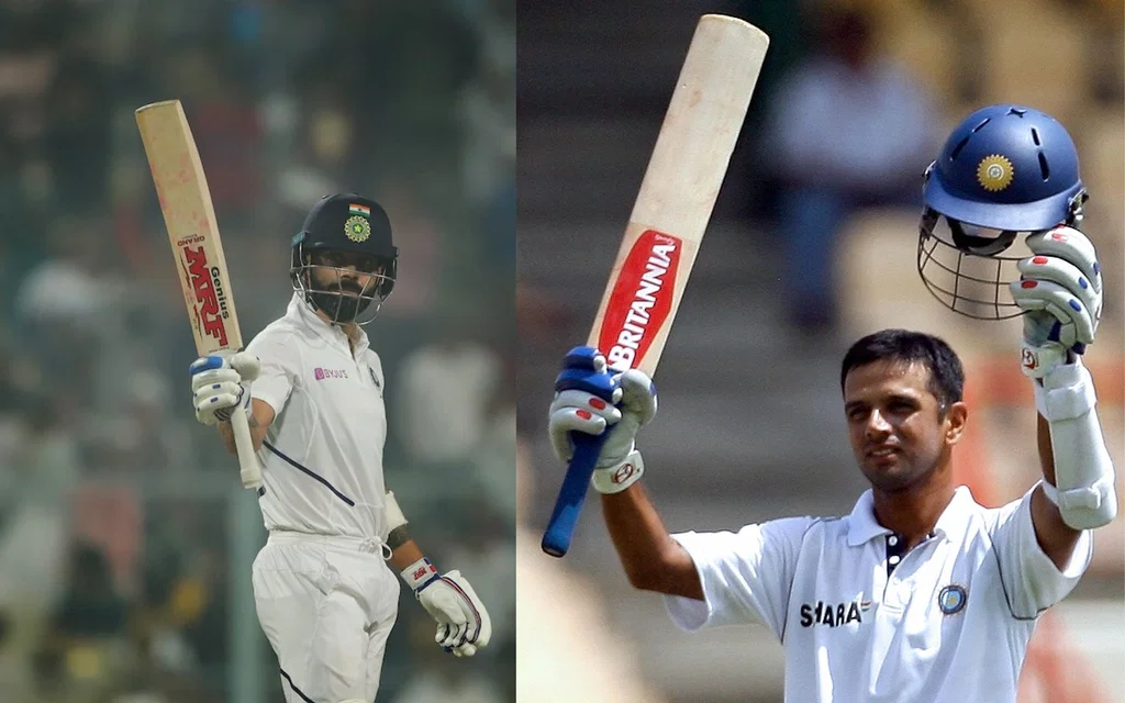 Virat Kohli and Rahul Dravid [Source: X/@BCCI, @ICC]