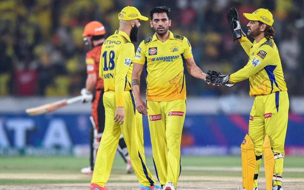 When MS Dhoni lashed out at Deepak Chahar [Source: AFP Photos]