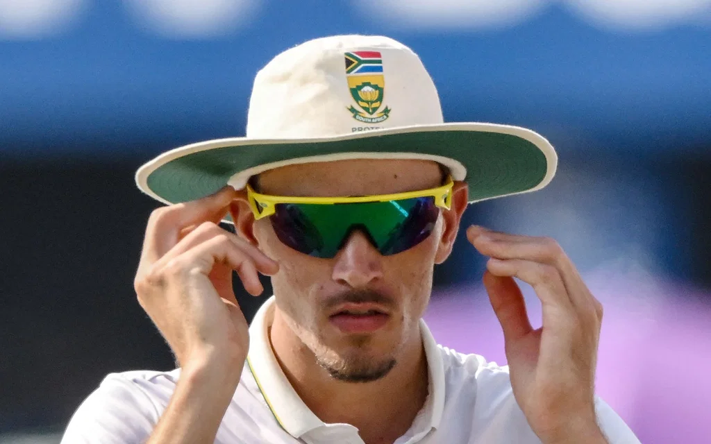 Marco Jansen celebrating a wicket [Source: AFP Photos]