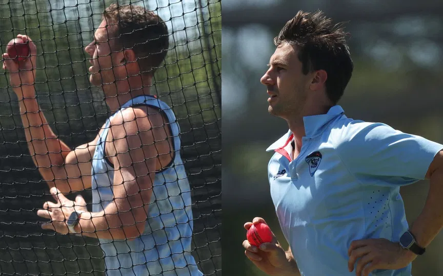 Hazlewood back in the nets! news