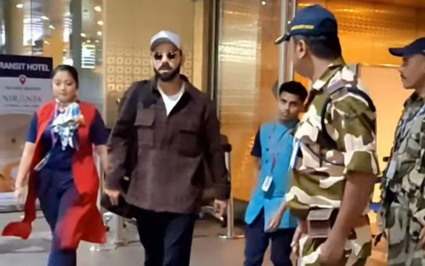 Virat Kohli touches down in India from England home ahead of South Africa ODIs