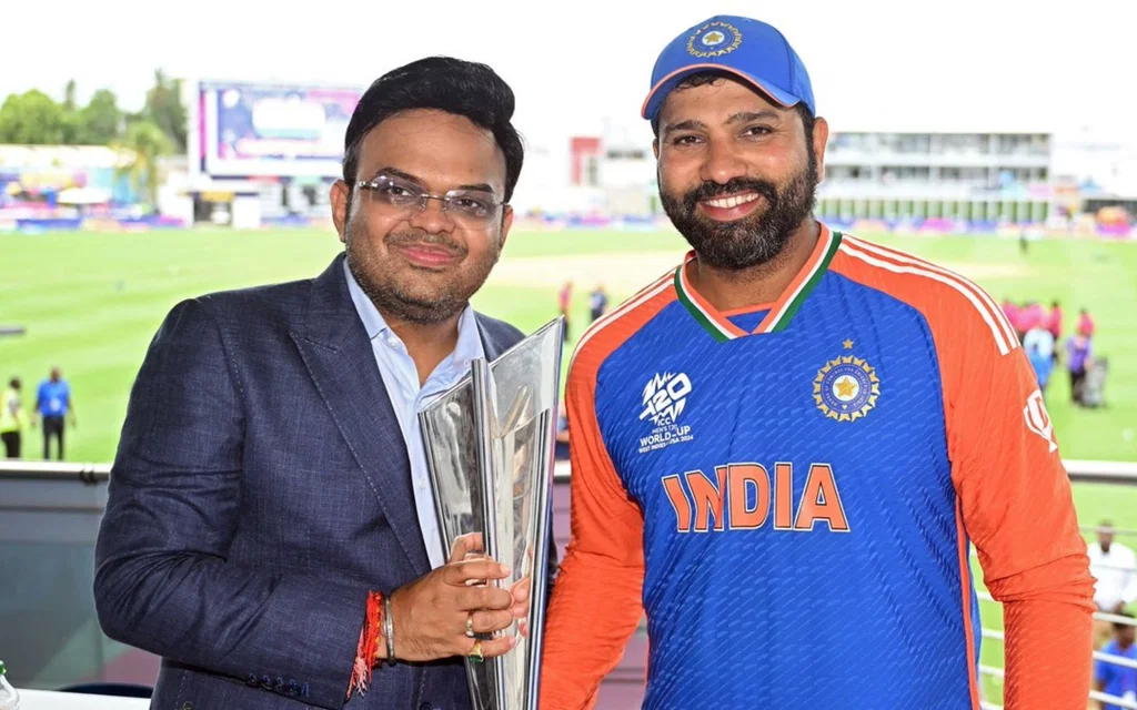 Jay Shah and Rohit Sharma (Source: X/Jay Shah)