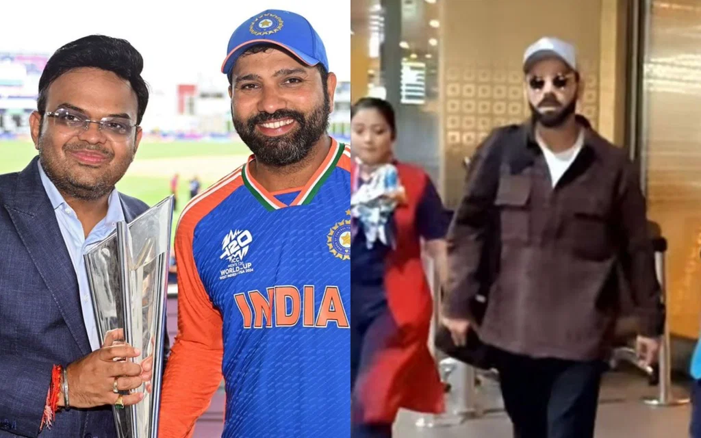 Rohit Sharma and Virat Kohli [Source: @JayShah, @CricCrazyJohns/x]