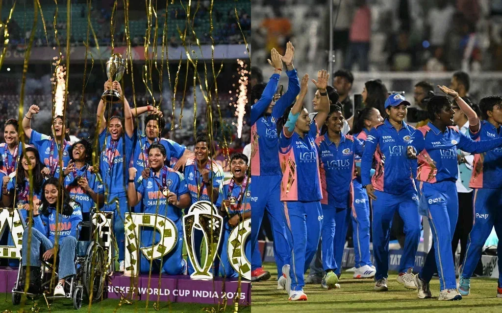 India Women's Team and Mumbai Indians Women (Source: AFP) 