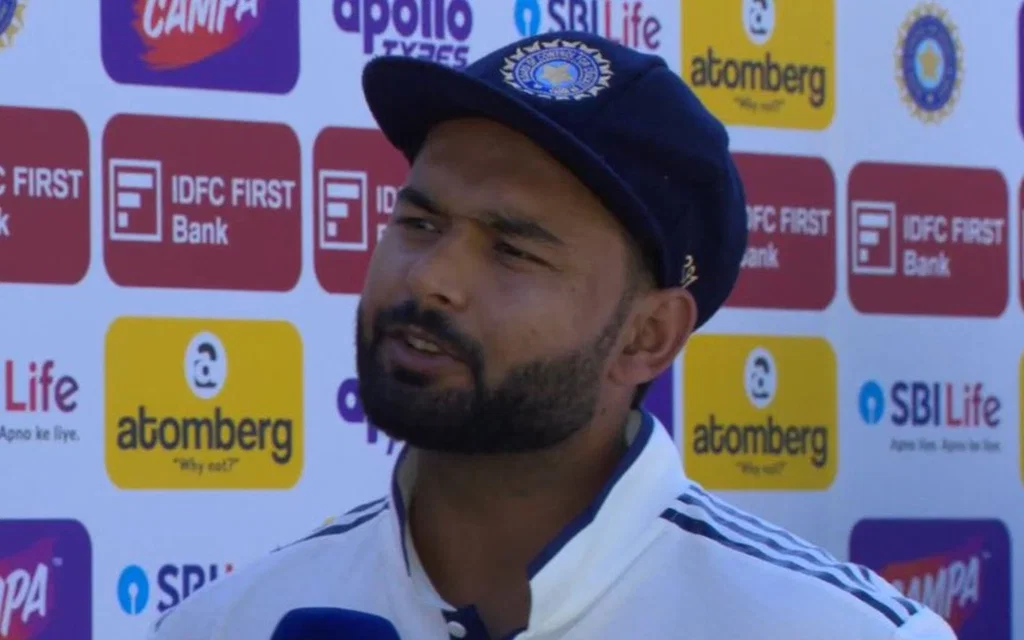 Rishabh Pant after series defeat. [Source - @dailyfunfact_5/x.com]