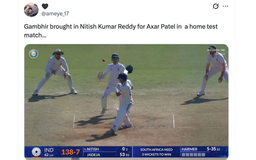 Fan tweet [Source: @ameye_17/X.com]