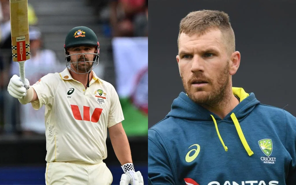 Travis Head and Aaron Finch [Source: AFP, @AUNewsToday/x]