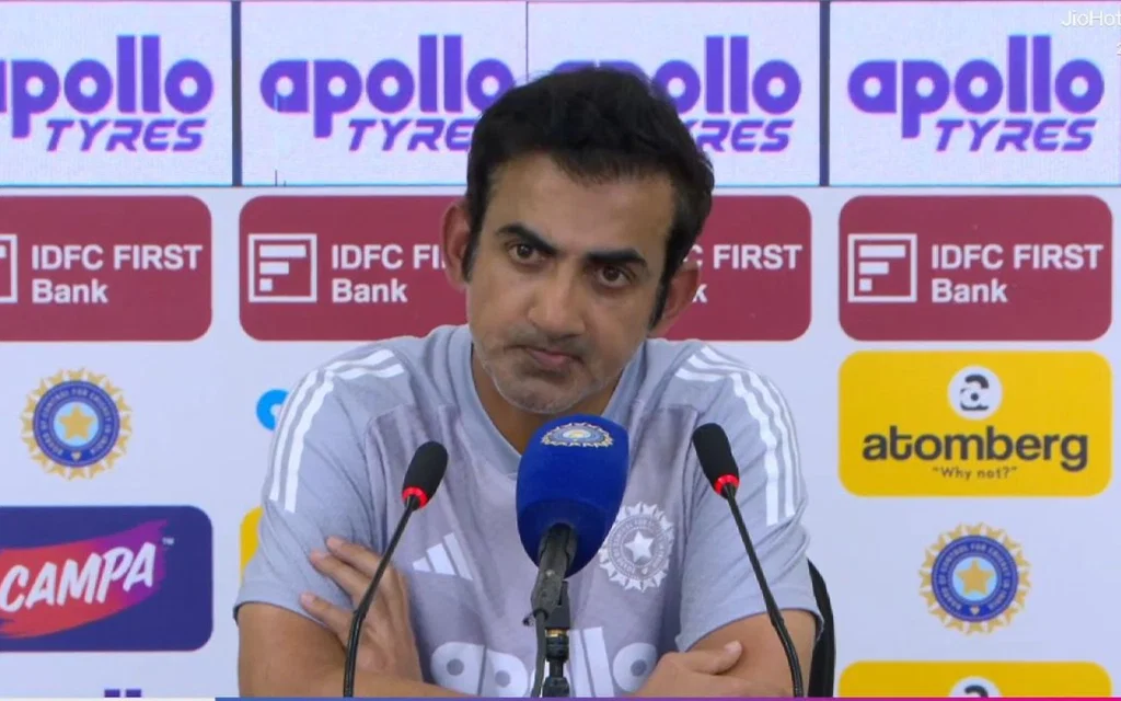 Gautam Gambhir. [Source - @mufaddal_vohra/x.com]