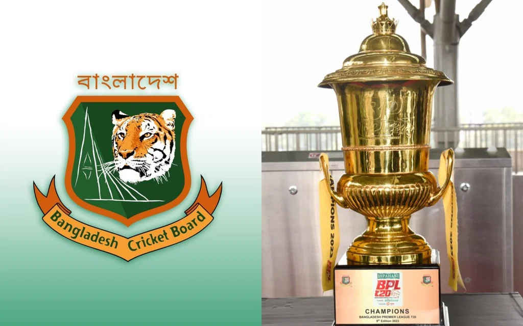 BCB logo and BPL trophy [Source: @BCBtigers/X.com]