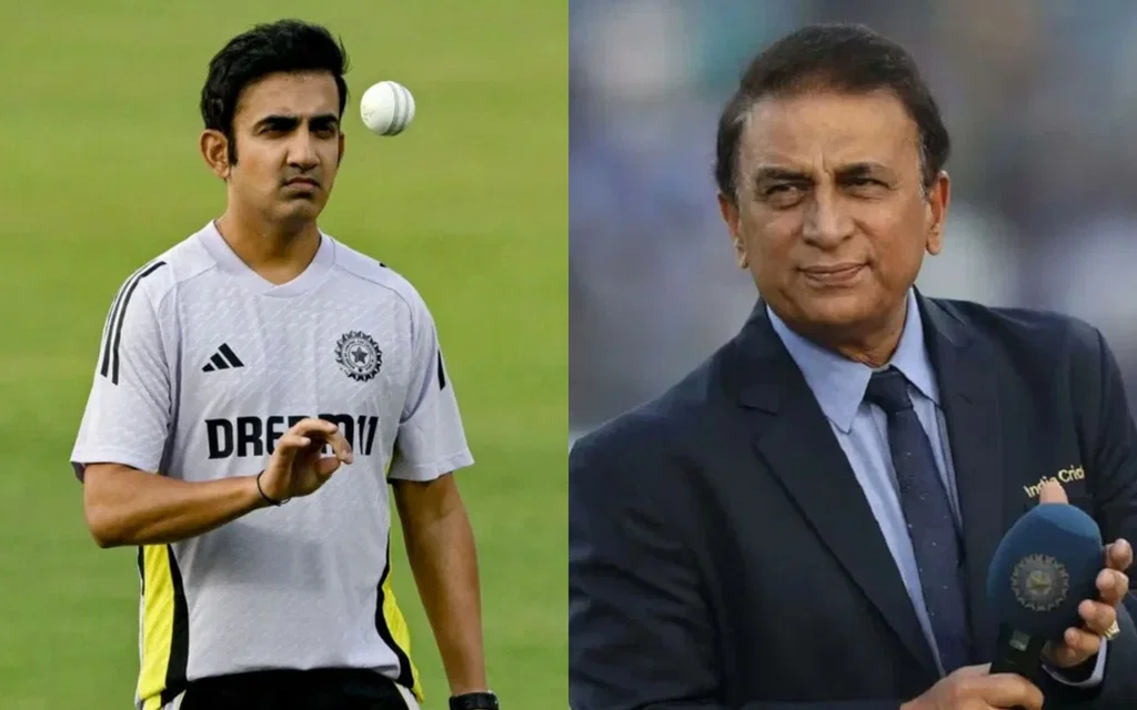 Gautam Gambhir and Sunil Gavaskar [Source: @ImYorker93/X.com]