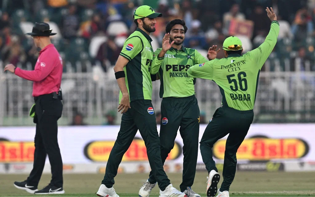 Pakistan team in action [Source: AFP]
