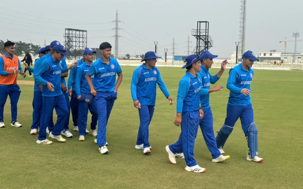 Afghanistan U19 thumped India A [Source: @ACBofficials/x]