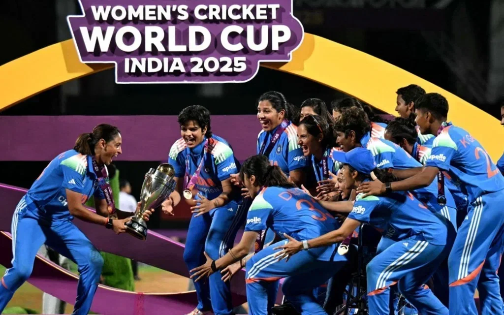 India's Women World Cup winning moment - (Source: AFP)