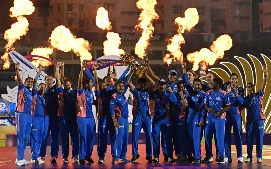 मुंबई इंडियंस महिला टीम [AFP]