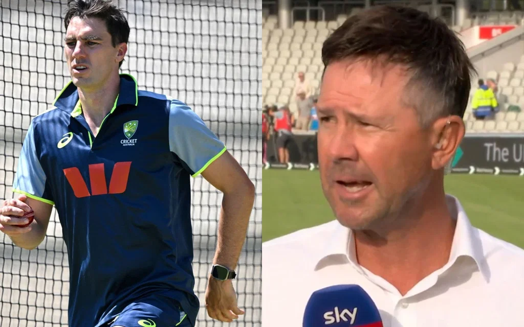 Pat Cummins and Ricky Ponting [Source: AFP, @mufaddal_vohra/x]