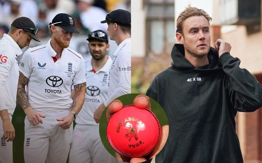 स्टुअर्ट ब्रॉड ने इंग्लैंड के लिए गुलाबी गेंद की चिंता जताई [स्रोत: @StuartBroad8, @ICC/X.com]