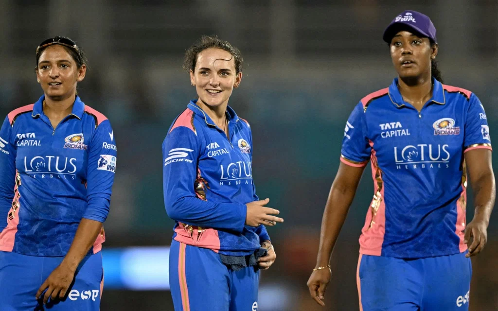 Amelia Kerr for Mumbai Indians - (Source: AFP)