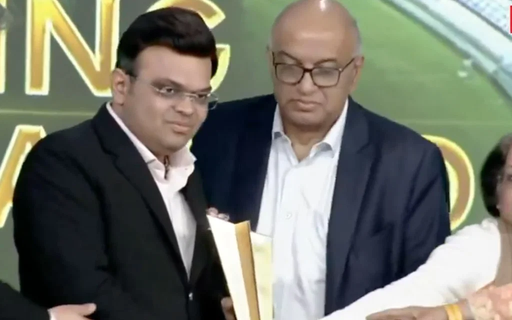 Jay Shah honoured [Source: @CNNnews18/X.com]