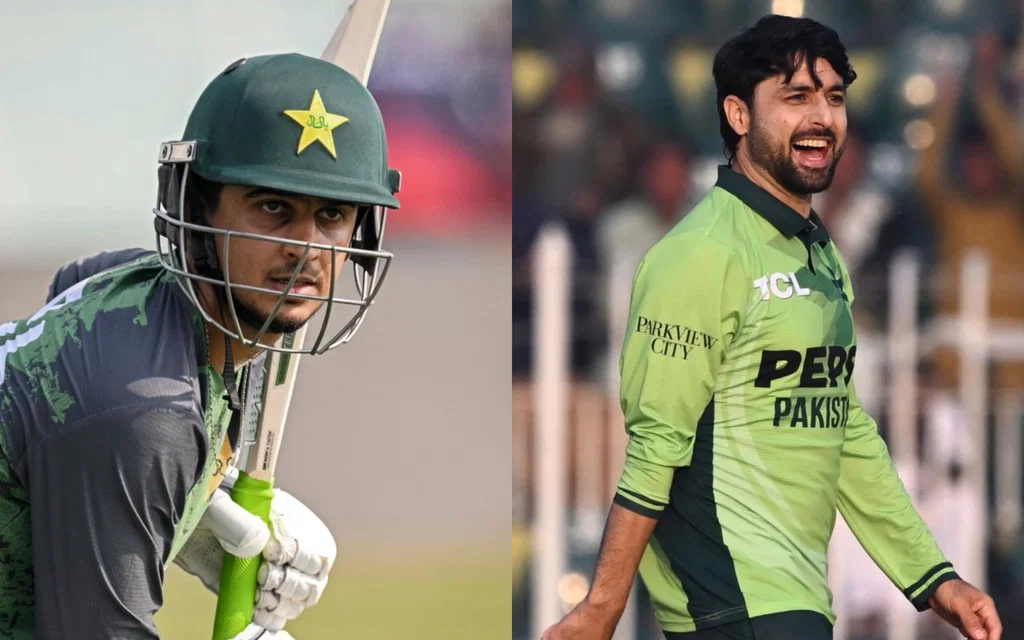 Saim Ayub and Abrar Ahmed [Source: AFP]