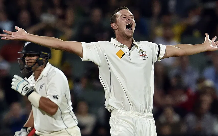 Josh Hazlewood, the Player of the Match [Source: X/@ICC]