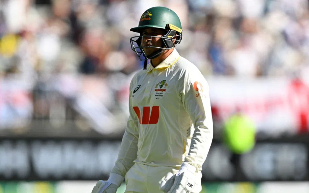 Usman Khawaja in the first Test (Source: AFP)
