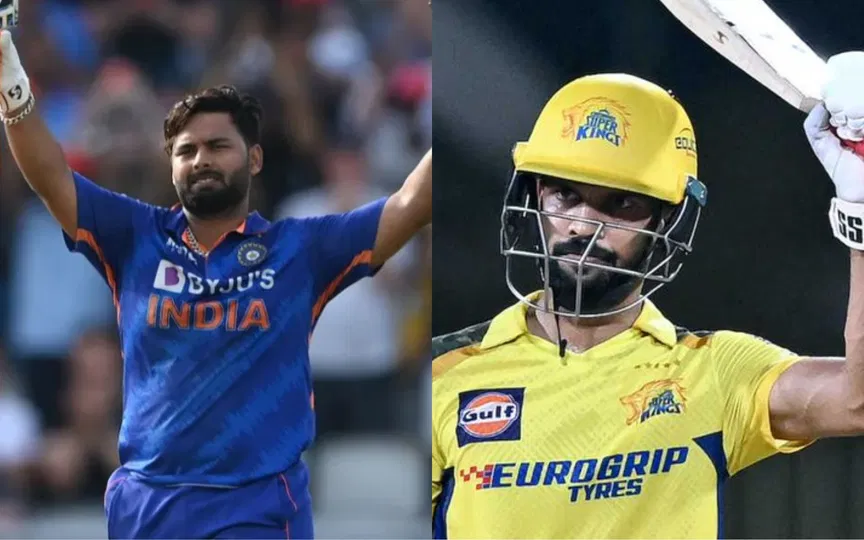 ऋषभ पंत और रुतुराज गायकवाड़ [Source: @CricCrazyJohns/x]