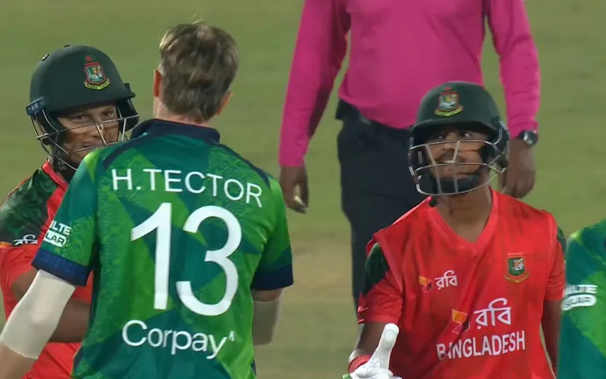 Saifuddin’s late heroics seal last-over thriller as Bangladesh level series 1–1 vs Ireland