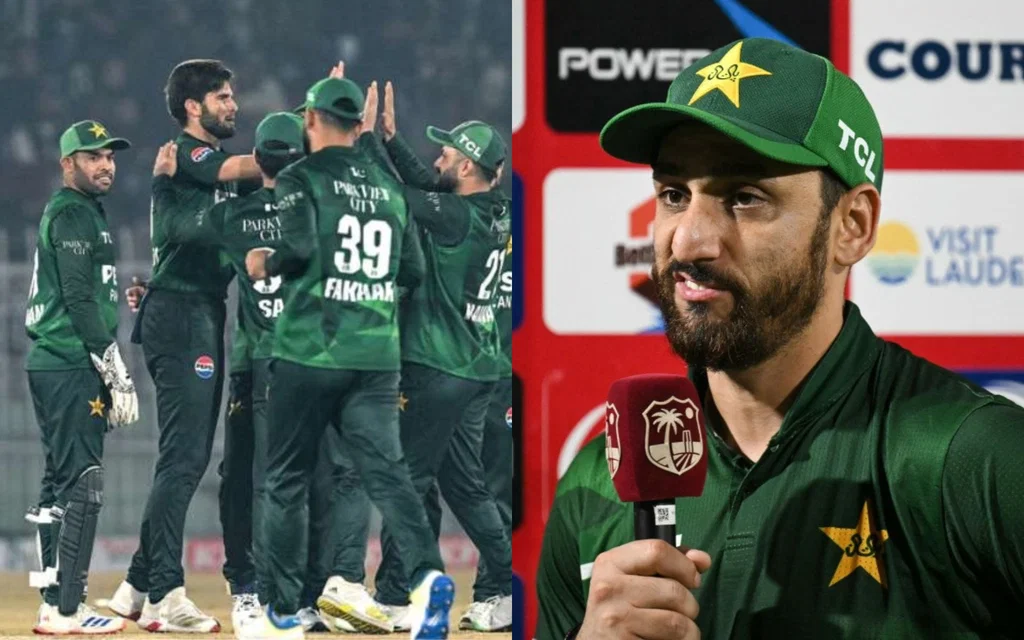 Pakistan players [Source: @TheYorkerBall/x, AFP]