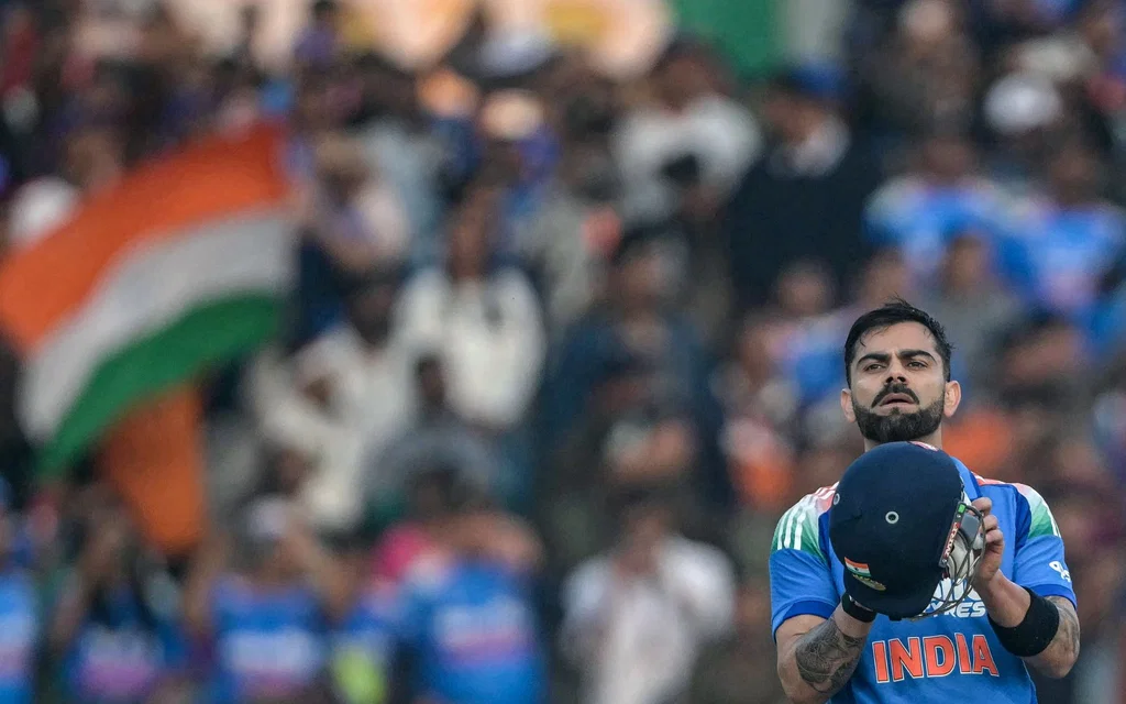 Virat Kohli after 52nd ODI hundred (Source: AFP Photos)