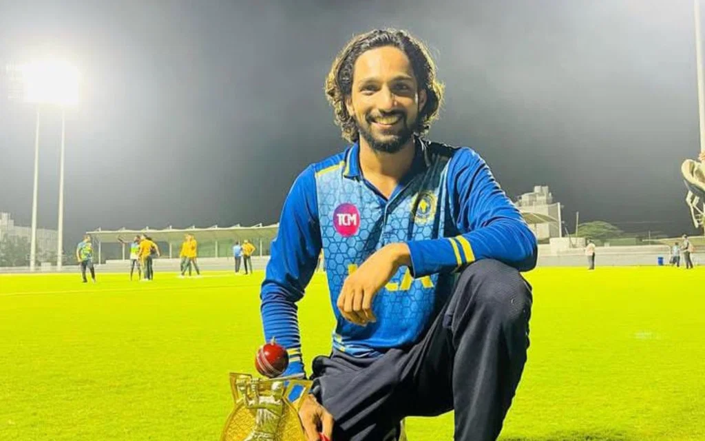 Azharuddeen smashes unbeaten 137 vs Mumbai (Source: @azhar_junior_14/instagram.com)