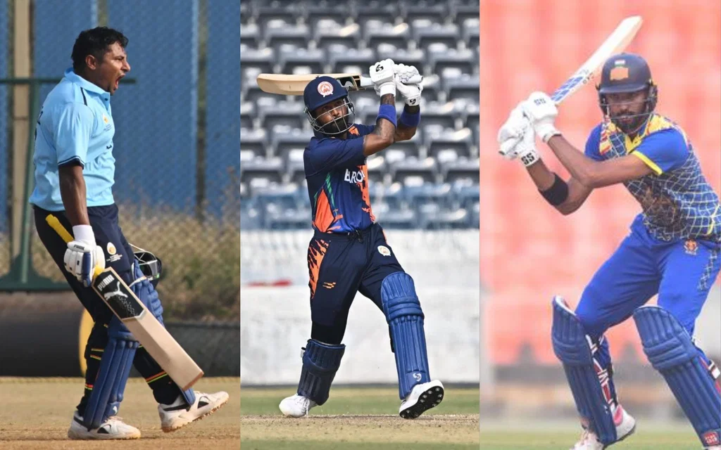India stars were in action during round 4 of SMAT 2025 [Source: Sandeep Saxena, KVS Giri, Rcb_Xtra/X.com]